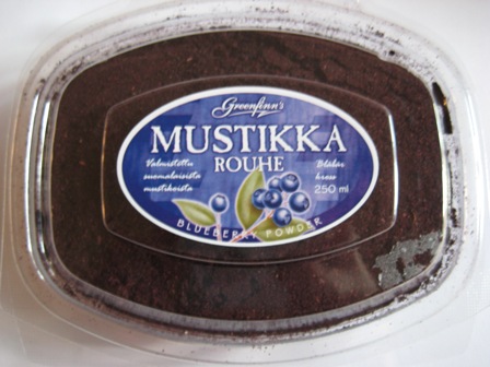 Mustikkarouhe: valmistettu suomalaisista mustikoista